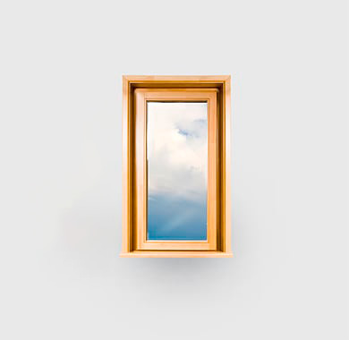 Одностворчатое деревянное окно из сосны 900 на 1400